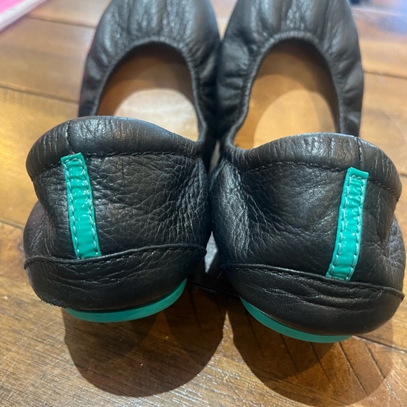 Tieks Black Leather Flats - Picture 3 of 6